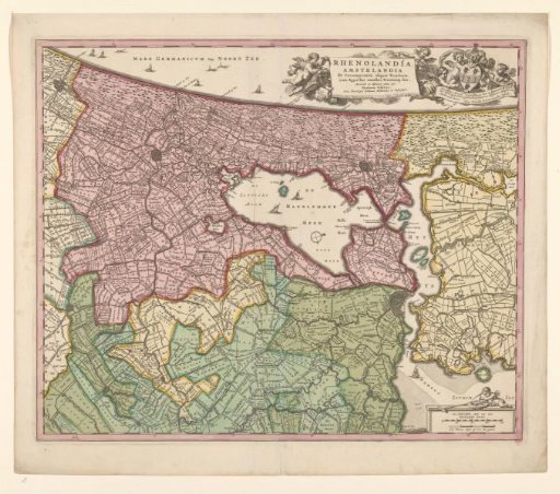 Map of Rijnland and Amstelland