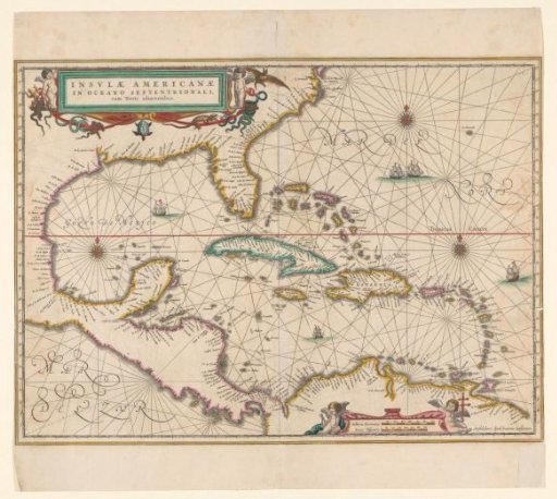 Map of Central America and the Caribbean region