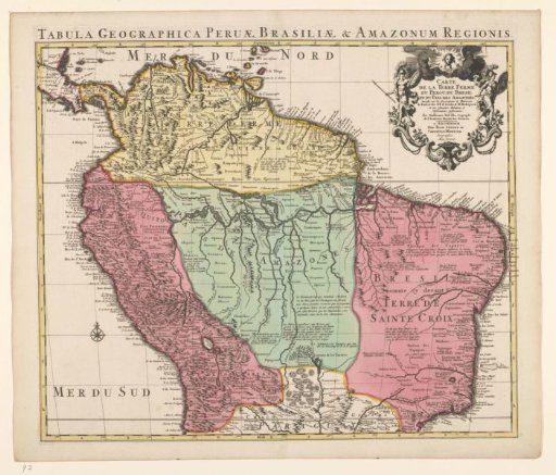 Map of the northern part of South America