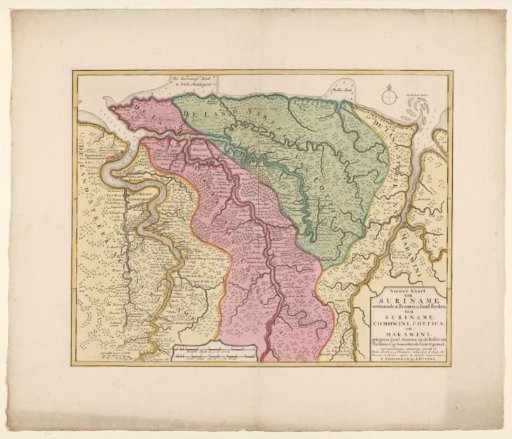 Map of Suriname