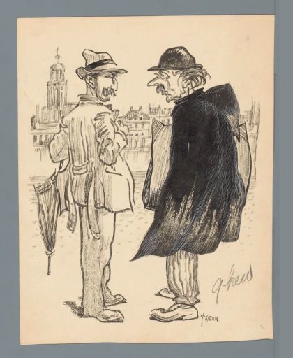 Two Men on the Street
