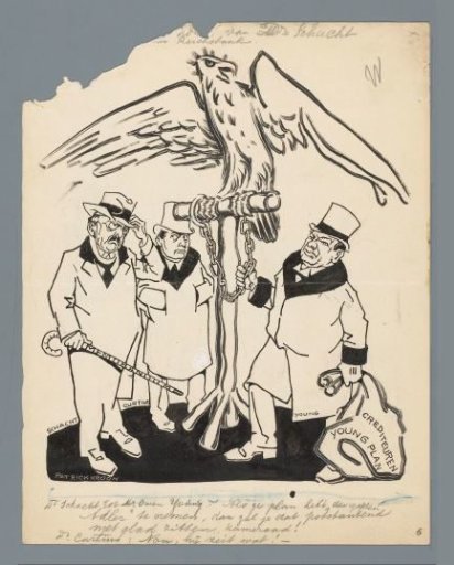 Cartoon on the Young Plan, 1929