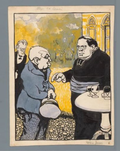 Cartoon on the Roman Catholic Church