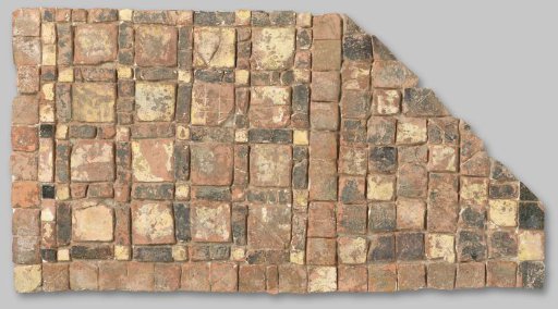 Part of a tiled floor from the Dutch Reformed Church in Heukelum