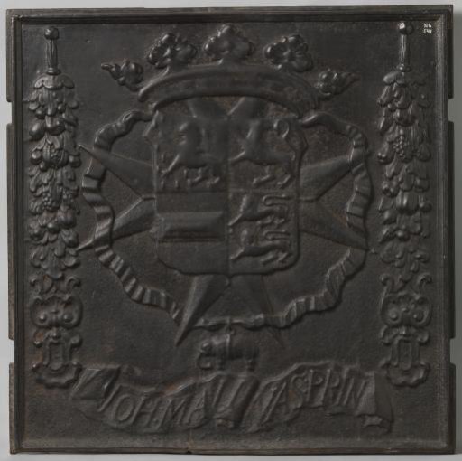 Stove Plate with the Coat of Arms of John Maurice of Nassau-Siegen