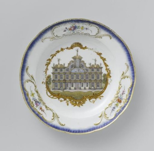 Seven plates from the service of Stadtholder William V