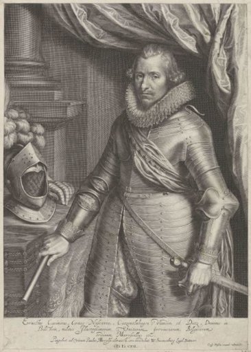 Portrait of Ernest Casimir, Count of Nassau-Dietz