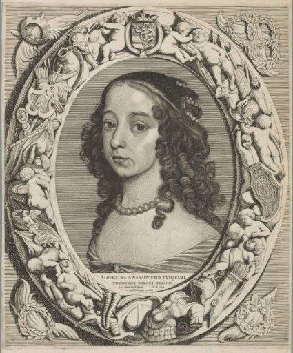 Portrait of Albertine Agnes, Princess of Orange