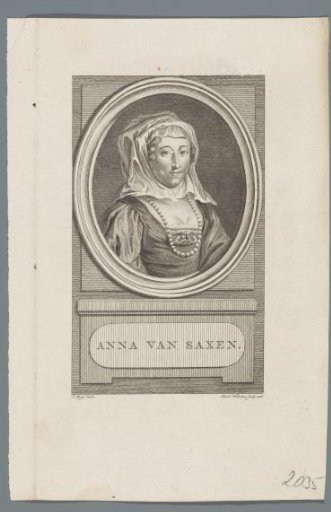 Portrait of Anna of Saxony