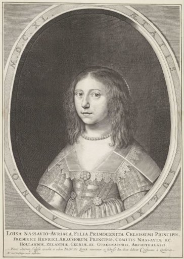 Portrait of Louise Henriëtte, Princess of Orange, at the Age of Twelve