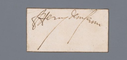 Signature of Frederick Henry
