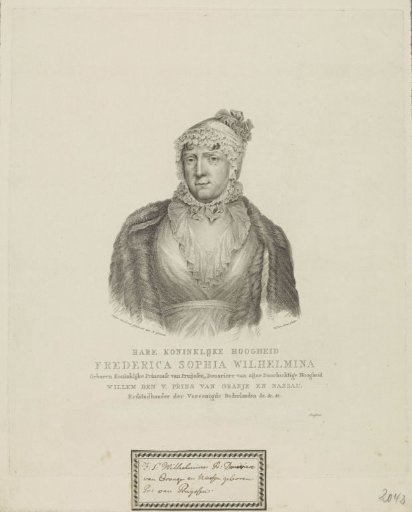 Portrait of Wilhelmina of Prussia