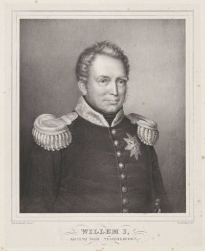 Portrait of William I Frederick, King of the Netherlands