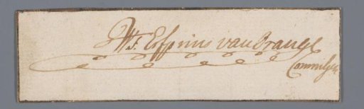 Signature Willem Frederik