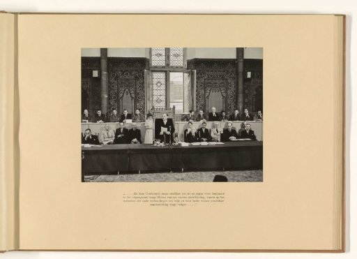 " .... may this Conference serve to the honor and blessing of Indonesia and may prove to be the starting point of a new development, in which, following the breaking of old relations, a free and fruitful cooperation for both peoples may follow .... "