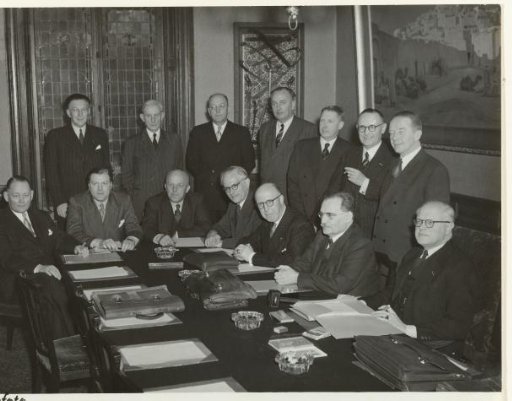 The members of the new Drees II cabinet