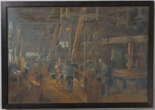 A varnish factory on the Zaan