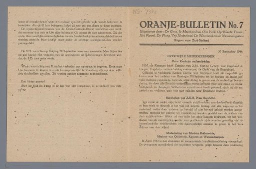 Orange Bulletin