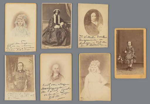 Photographs of the ancestors of Z. van Troyen