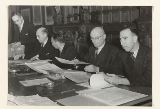 Schermerhorn Cabinet in October 1945
