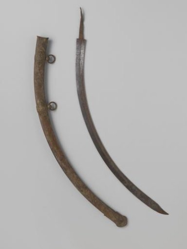 French cavalry saber with scabbard