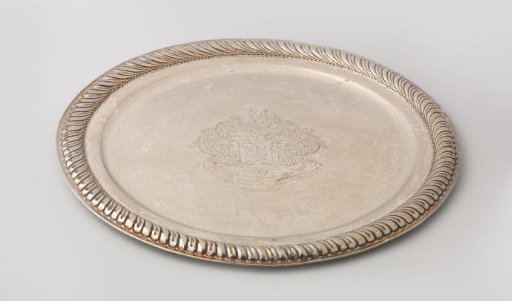 Commemorative plate or funeral sheet