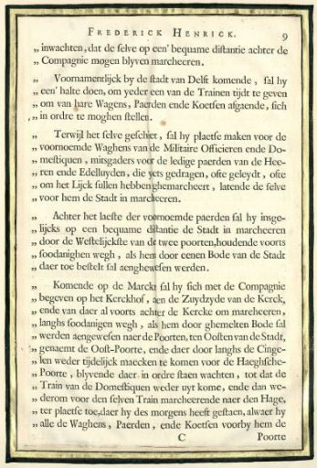 Description of the Funeral of Frederick Henry, p. 09