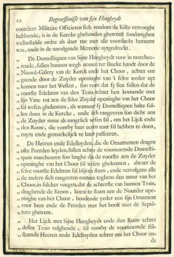 Description of the Funeral of Frederick Henry, p. 22
