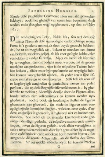Description of the Funeral of Frederick Henry, p. 25