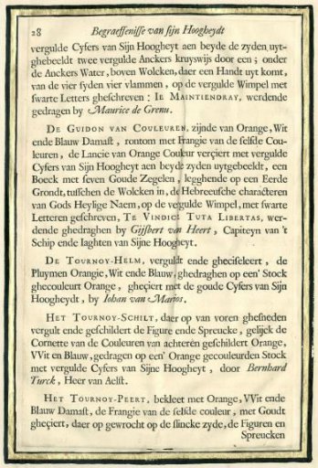 Description of the Funeral of Frederick Henry, p. 28