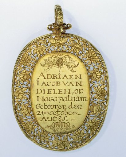Birth of Adriaan Jacob van Dielen in Nagapatnam