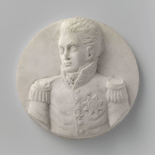 Portrait Medallion of Prince Frederick William Charles of the Netherlands (1797-1881)