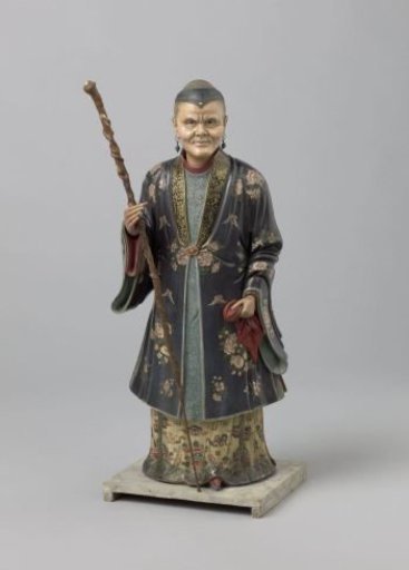 Hand of a standing Chinese marionette (woman)