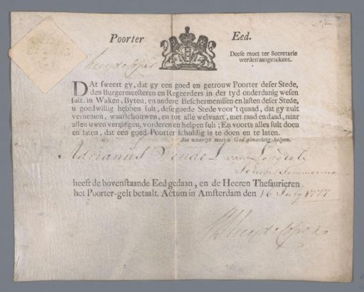 Oath of the Burghers