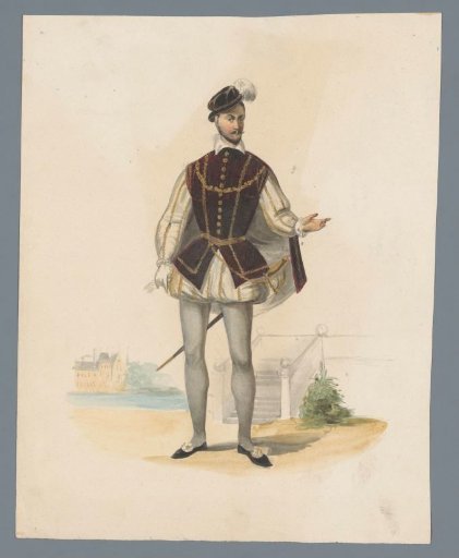Costume print of a nobleman