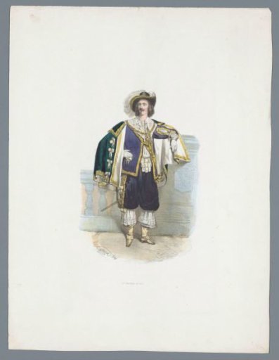 Man in historical costume