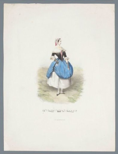 Woman in historical costume