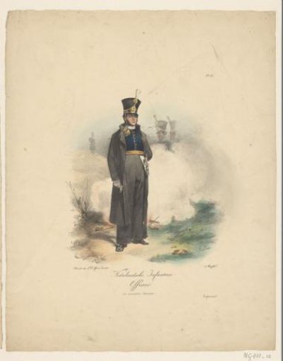 Dutch Infantry / Officer in winter dress