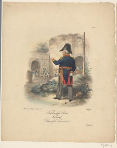 Dutch Army, Colonel, Local Commander