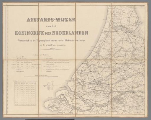 Distance Guide of the Kingdom of the Netherlands