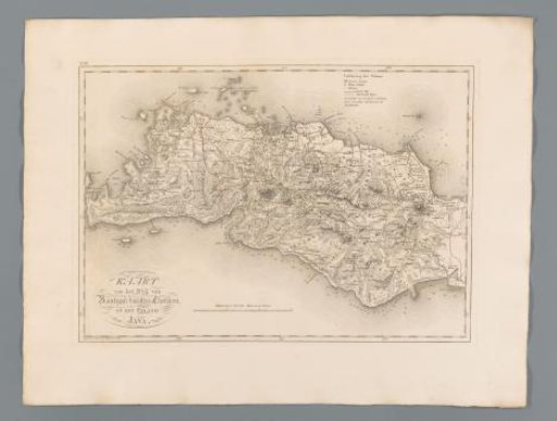 Map of Bantam and West Java