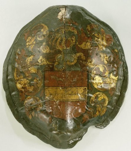 Tortoiseshell with the coat of arms of the lords of Bennebroek