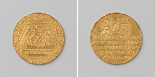 Commemorative medal, presented to the officers and soldiers who captured Breda by stratagem using a turf boat