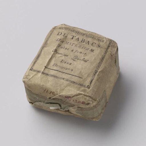 Packet of tobacco from the French period