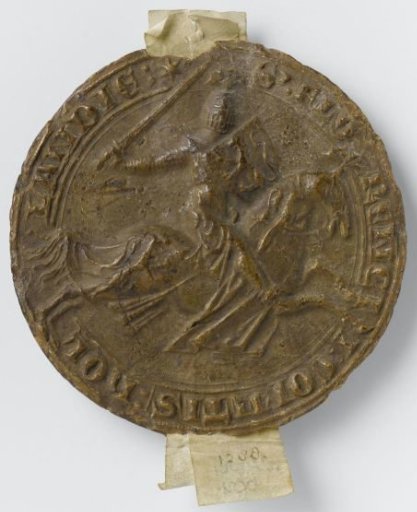 Lacquer seal of Floris, Count of Holland