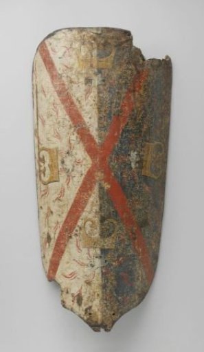 Pavise with St. Andrew's Cross