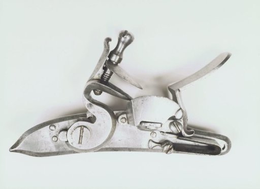 Flintlock of a pistol