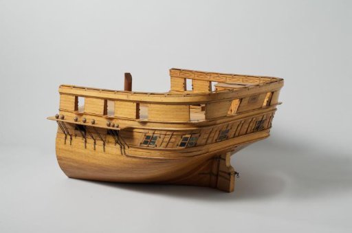 Model of the Stern of a 60-Gun Frigate