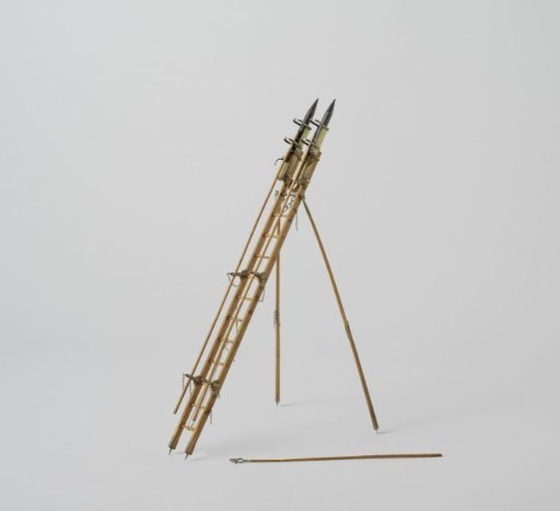 Model of Two Congreve Rockets with Launching Gear