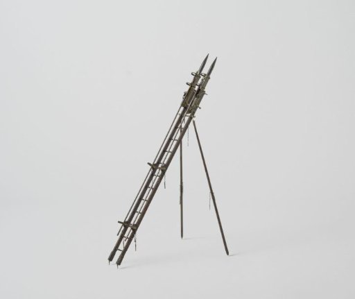 Model of Two Congreve Rockets with Launching Gear